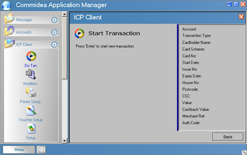 icp client - do transaction